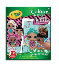 CRAYOLA - COLORIAGE ET COLLANTS - L.O.L SURPRISE